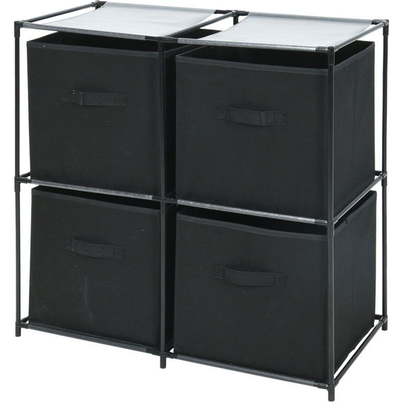 Storage Solutions - Opbergkast met 4 Opbergvakken -  68 x 35 x 70 cm