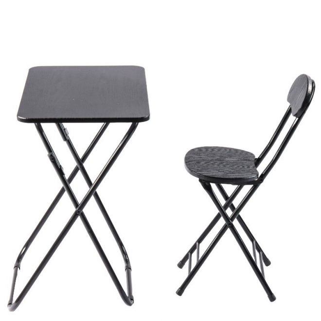 Opklapbare Tafel + Stoel – Compact Set