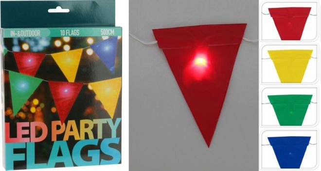 LED Vlaggenlijn – 5 Meter Sfeerverlichting